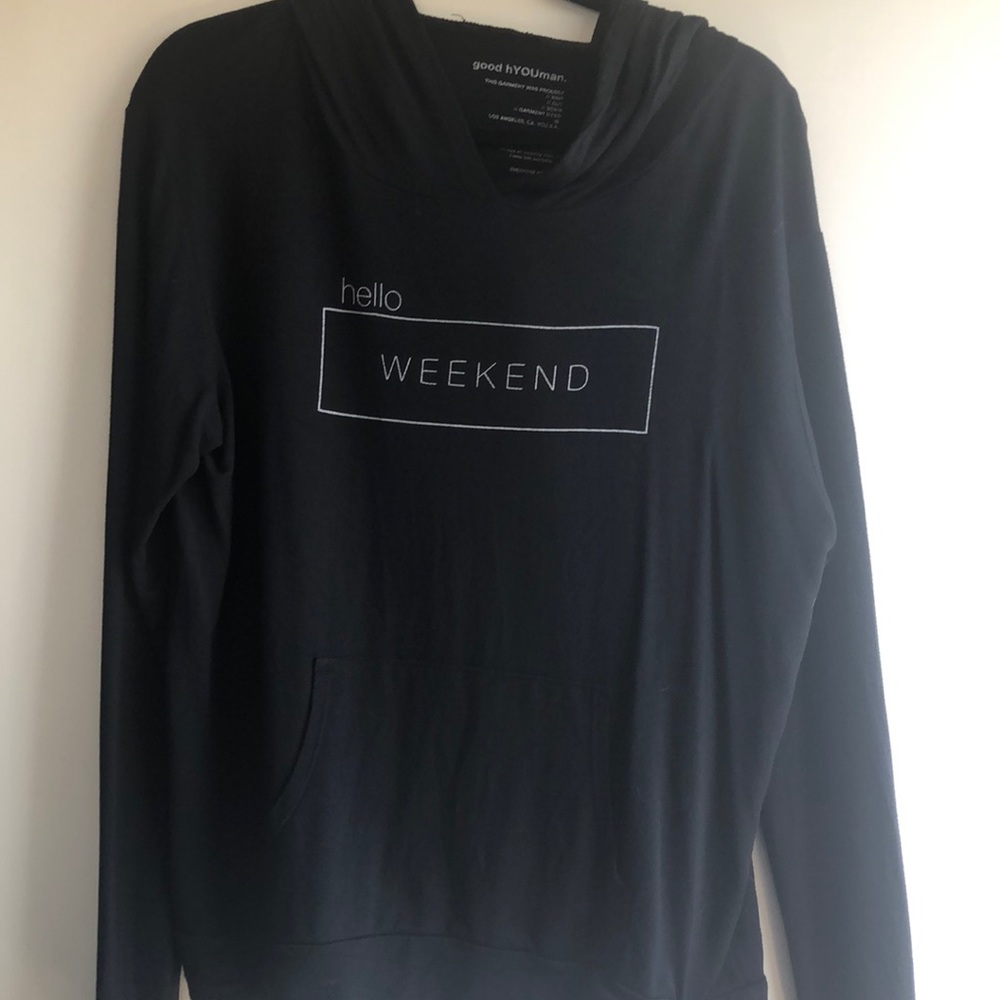 Good Hyouman black hooded sweatshirt size xs/s